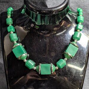 3 for $25 vintage purple swirl smokey celluloid necklace - 15 inches long